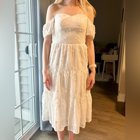 Dress The Population River Whimsical Tiered Dress XS - Picture 11 of 11